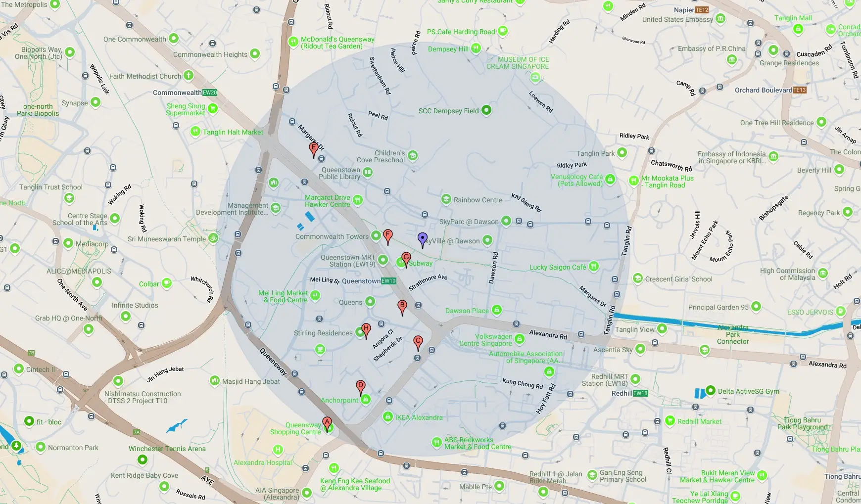 Property-prices-around-Margaret-Drive-new-condo